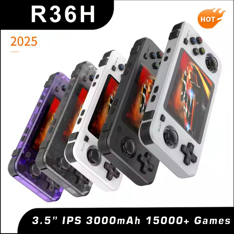 Retro Gaming Handheld Console - 새로운 R36H 레트로 핸드 헬드 콘솔