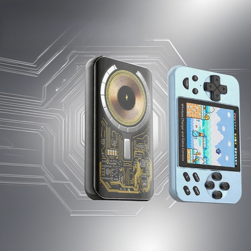 새로운 L9 휴대용 게임 콘솔, 마그네틱 무선 충전 보 - Retro Gaming Handheld Console 리뷰 및 가격