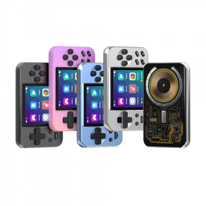 새로운 L9 휴대용 게임 콘솔, 마그네틱 무선 충전 보 - Retro Gaming Handheld Console 리뷰 및 가격