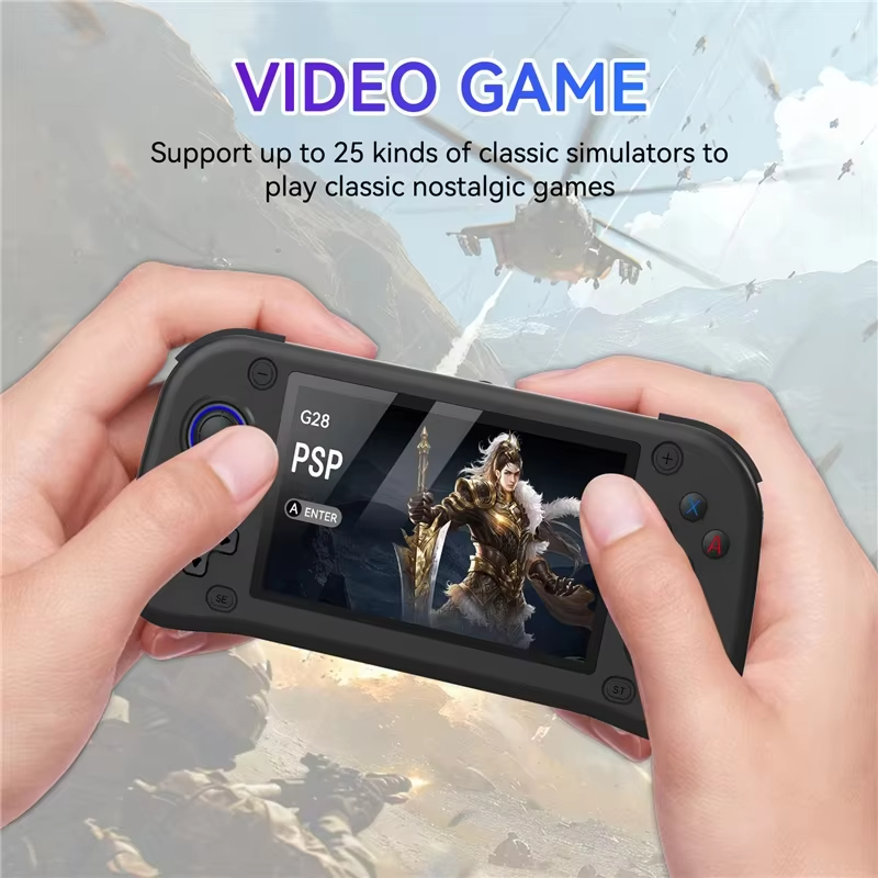 G28 레트로 휴대용 비디오 게임 콘솔 리눅스 시스템  - Retro Gaming Handheld Console 리뷰 및 가격