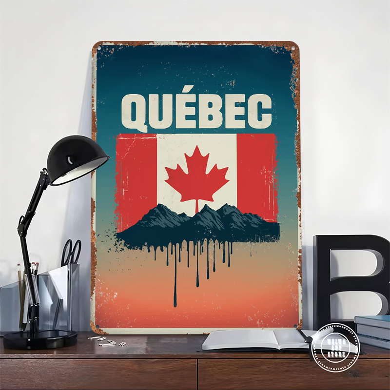 퀘벡 여행 인쇄 포스터 맞춤형 벽 예술 레트로 빈티지  - Retro Gaming Quebec 리뷰 및 가격