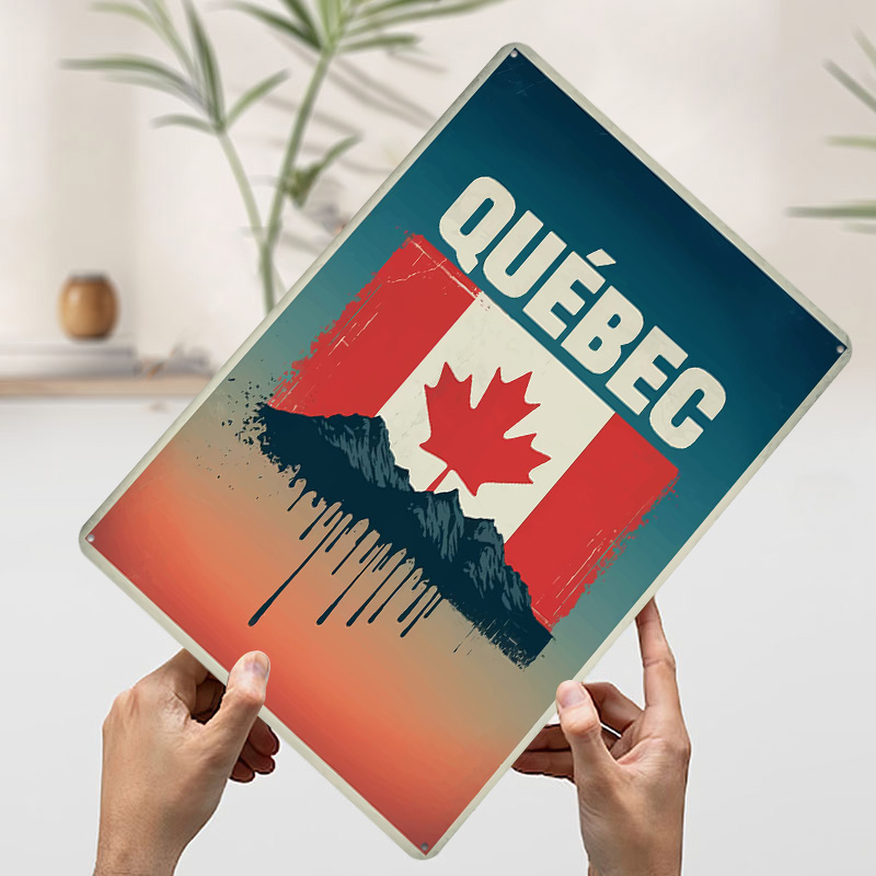 퀘벡 여행 인쇄 포스터 맞춤형 벽 예술 레트로 빈티지  - Retro Gaming Quebec 리뷰 및 가격