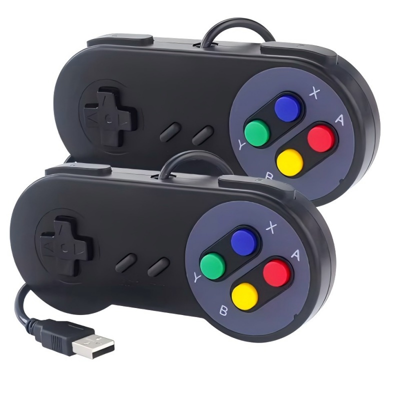 2PCs USB 게임 패드 레트로 게임 조이스틱 유선  - Retro Gaming With Raspberry Pi 리뷰 및 가격
