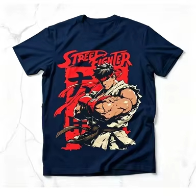 남성용 티셔츠 스트리트 파이터 류 레트로 게임 티셔츠  - Retro Gaming Shops 리뷰 및 가격