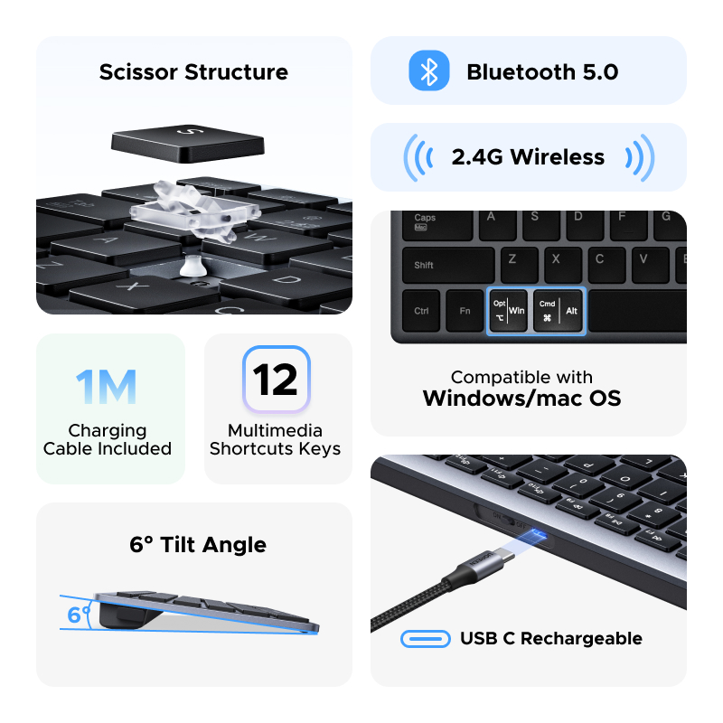UGREEN 키보드 무선 블루투스 5.0&2.4G 99 - Retro Gaming Mac 리뷰 및 가격