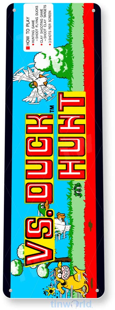 TIN SIGN 오리 사냥 아케이드 마키 게임, 사인  - Retro Gaming Shops 리뷰 및 가격