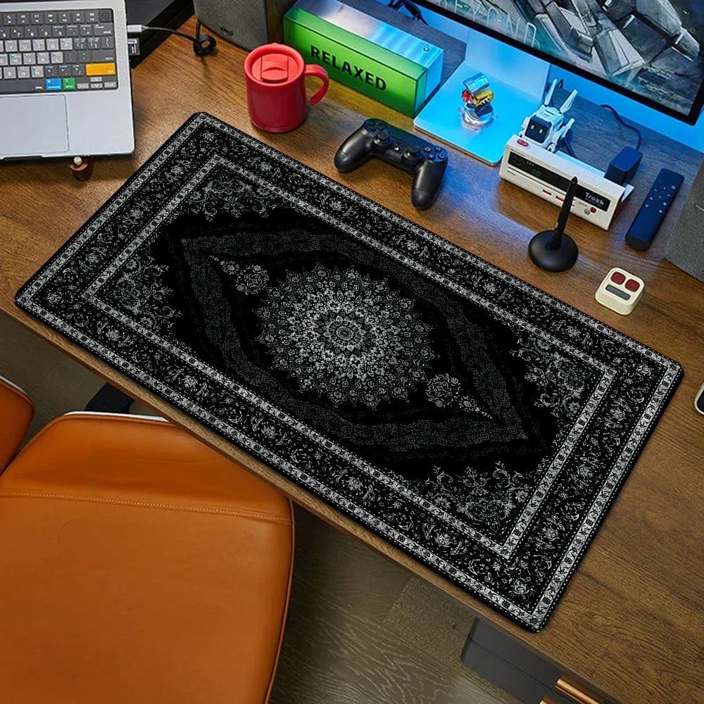 새로운 블랙 페르시안 카펫 신비한 레트로 마우스 패드  - Retro Gaming Table 리뷰 및 가격