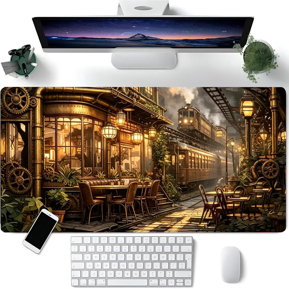 레트로 인더스트리얼 기차역 데스크 패드 황동 기어 웜  - Retro Gaming Laptop 리뷰 및 가격