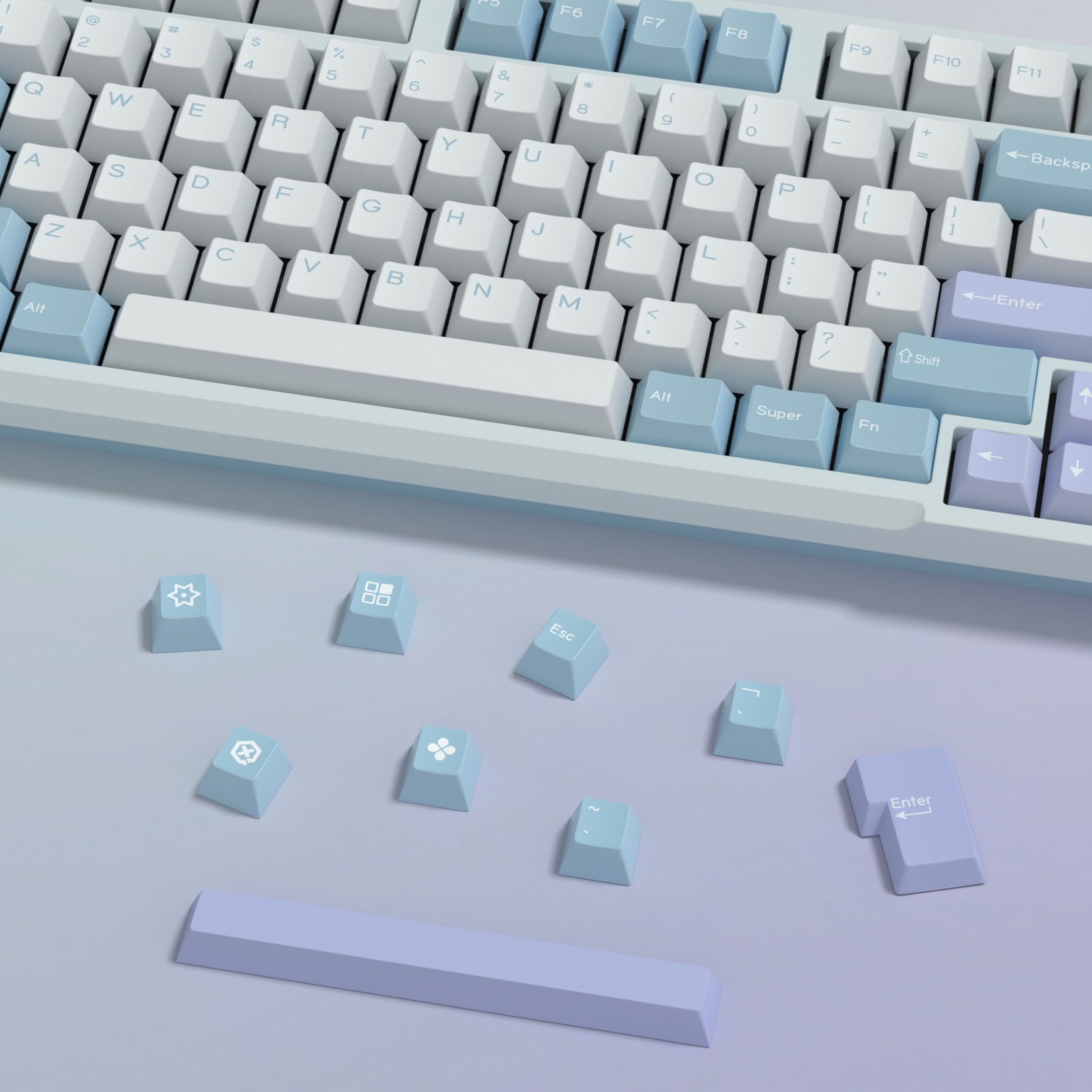 KBDiy GMK Illusion Keycap 체리 프 - Retro Gaming Laptop 리뷰 및 가격