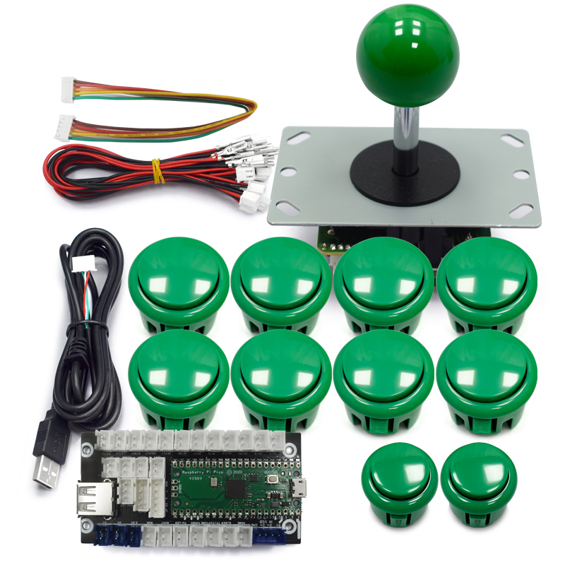복사 Sanwa 아케이드 게임 Diy 키트 8 웨이 조 - Retro Gaming With Raspberry Pi 리뷰 및 가격